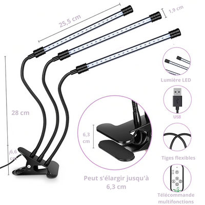 Lampe Horticole LED 360° - PetitBricolage