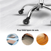 Lot de 5 roues pivotantes pour chaise de bureau - PetitBricolage