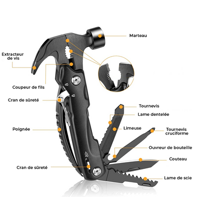 Marteau multifonctions 13 en 1 - PetitBricolage