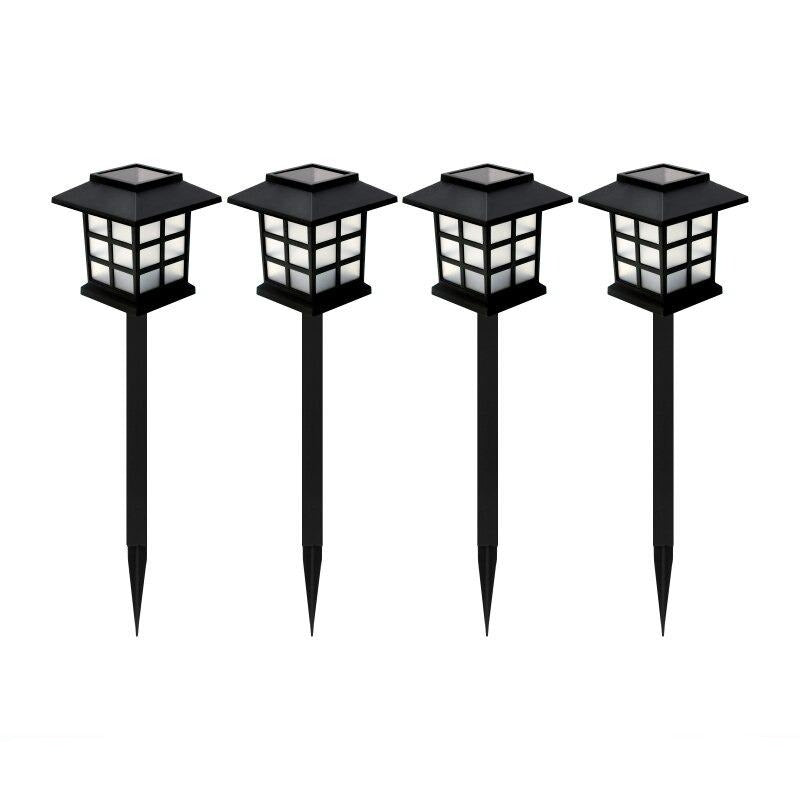 4x Lanterne solaire design - SOLARIS RX4 - PetitBricolage