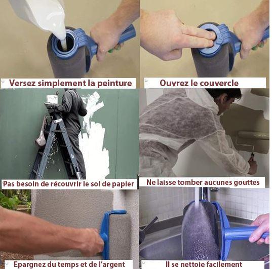 Kit d'outils pour peinture, mur et plafond - 5 pièces - PetitBricolage