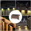 8x Lampe LED solaire pour escaliers - SOLARIS RX8 - PetitBricolage