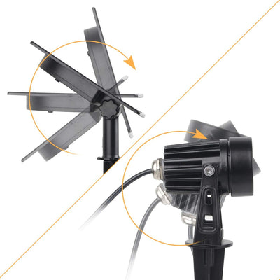 3x pojecteur solaire multicolore - SOLARIS RS1 - PetitBricolage