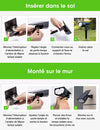 Lot de 2 projecteurs LED solaire - PetitBricolage
