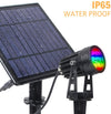 3x pojecteur solaire multicolore - SOLARIS RS1 - PetitBricolage