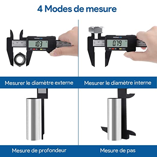 Règle de mesure avec écran digital - PetitBricolage