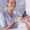 Lot de 32 Carreaux de miroirs muraux adhésifs - PetitBricolage