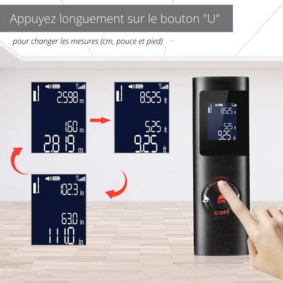 Télémètre Laser Intelligent - PetitBricolage