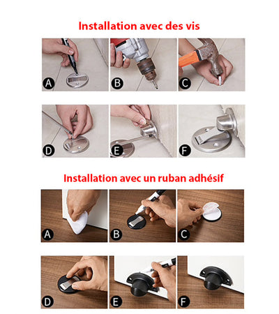 Butée de porte magnétique - PetitBricolage