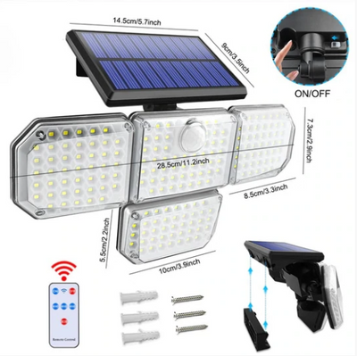 Lampe LED Solaire multidirectionnelle - PetitBricolage