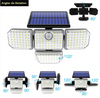 Lampe LED Solaire multidirectionnelle - PetitBricolage