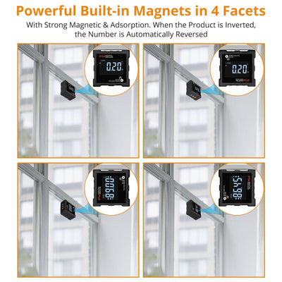 Inclinomètre magnétique avec rétro-éclairage LCD - PetitBricolage