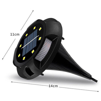 4x Spots LED d'extérieur - Solaire et discret - PetitBricolage