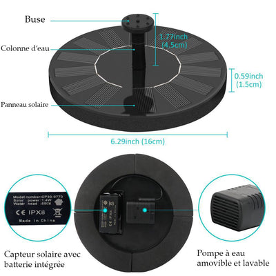 Fontaine à eau solaire - PetitBricolage