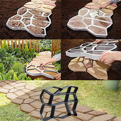 Moule pavé béton - Carrelage de jardin - PetitBricolage