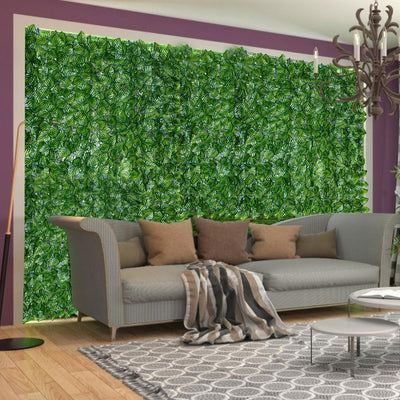 Clôture de jardin en plantes artificielles - PetitBricolage