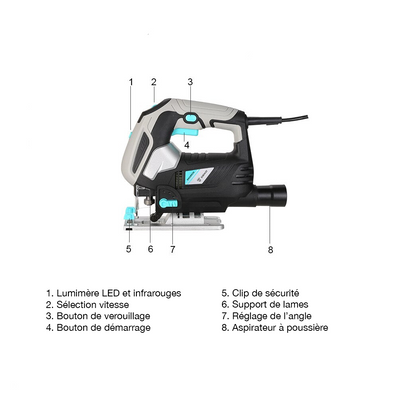 Scie Sauteuse 1000W Filaire - PetitBricolage