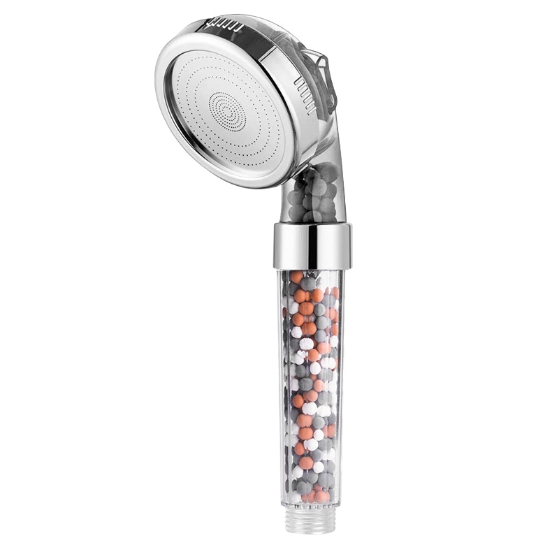 Pommeau de douche avec billes filtrantes - PetitBricolage