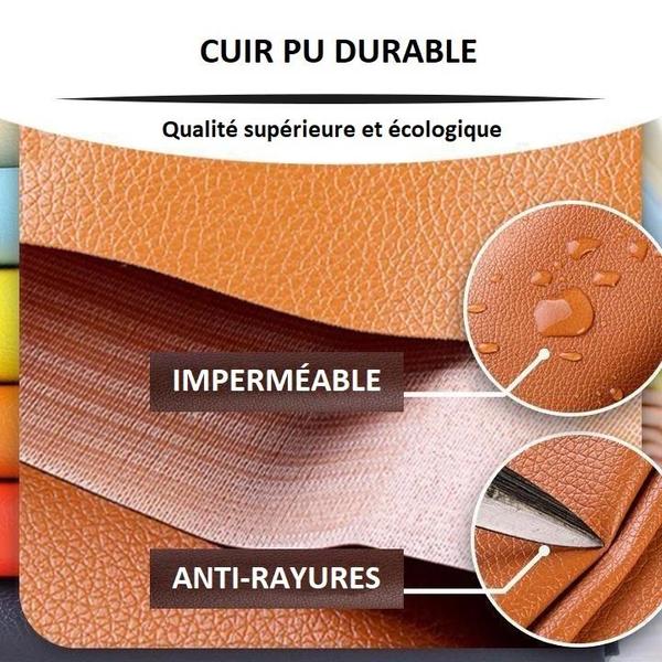 2x Autocollant de réparation en simili cuir - PetitBricolage