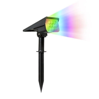 Lot de 2 projecteurs LED solaire - PetitBricolage