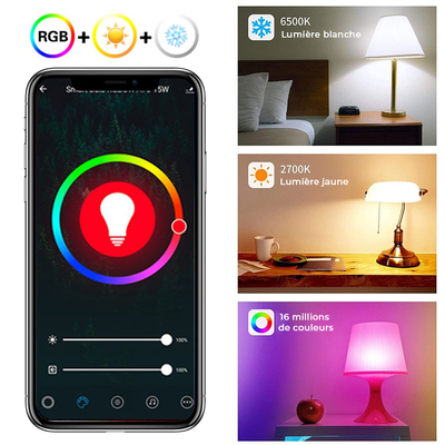 Ampoule connectée RGB - PetitBricolage