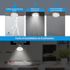 Lot de 6 spots led à capteur de mouvement - PetitBricolage