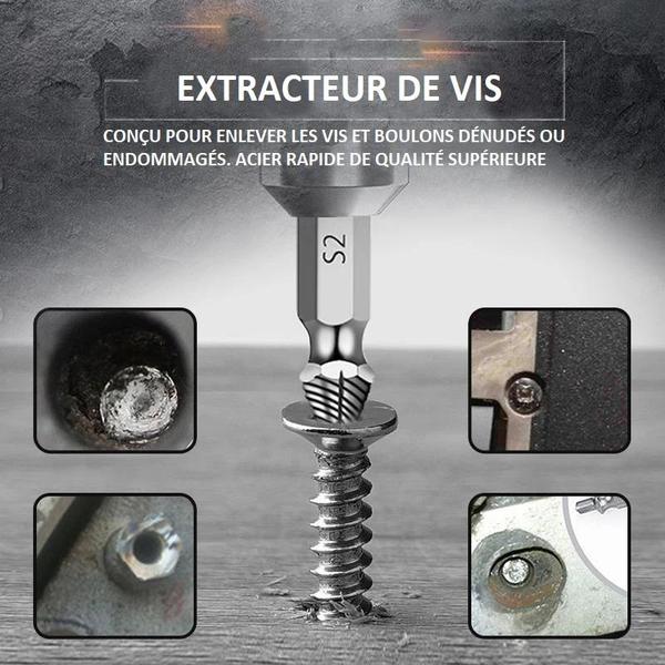Extracteur de vis endommagées - PetitBricolage