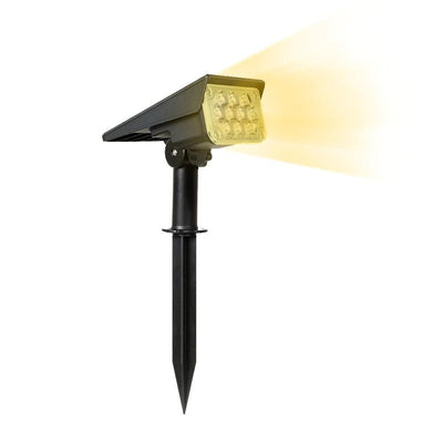 Lot de 2 projecteurs LED solaire - PetitBricolage