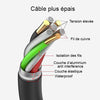 Multiprise - 6 prises + 4 ports USB - PetitBricolage