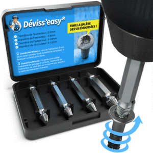 Déviss'easy® - Extracteur de vis endommagées - PetitBricolage