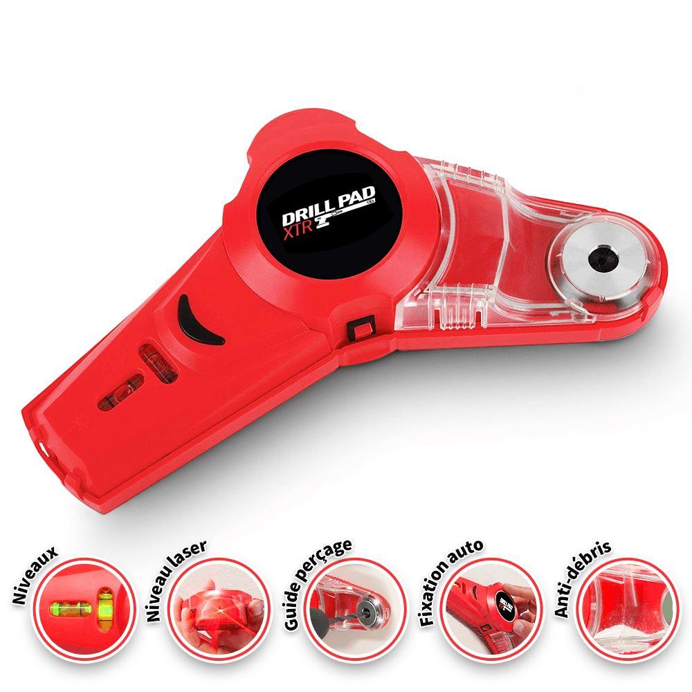 Assistant de perçage avec niveau laser - PetitBricolage
