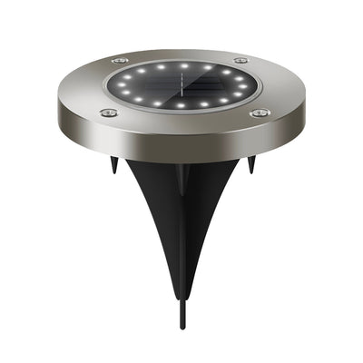 Lot 4 Lampes LED solaire pour Jardin - PetitBricolage