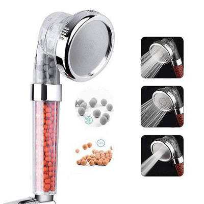 Pommeau de douche avec billes filtrantes - PetitBricolage